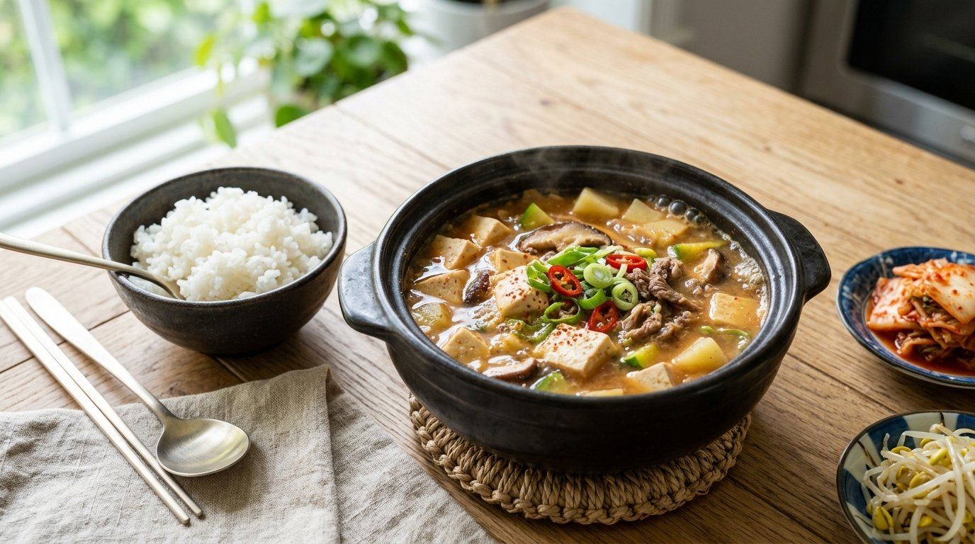 Doenjang jjigae: Korean soybean paste stew recipe