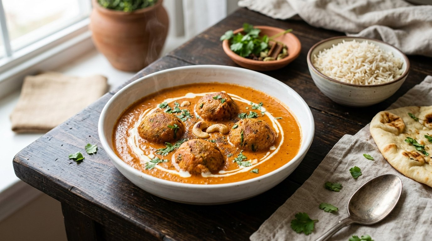 Malai Kofta: Creamy Paneer Dumplings in North Indian Gravy