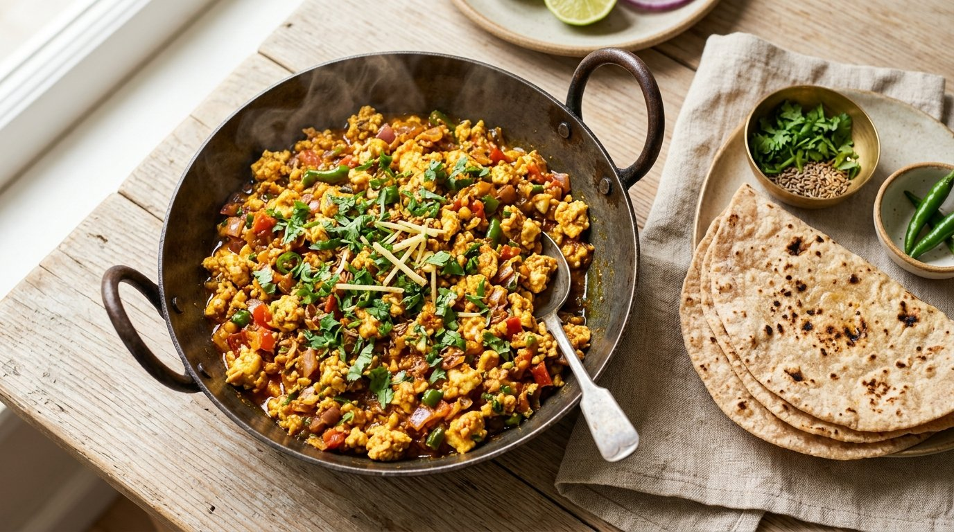 Paneer bhurji: a 20-minute scrambled paneer recipe