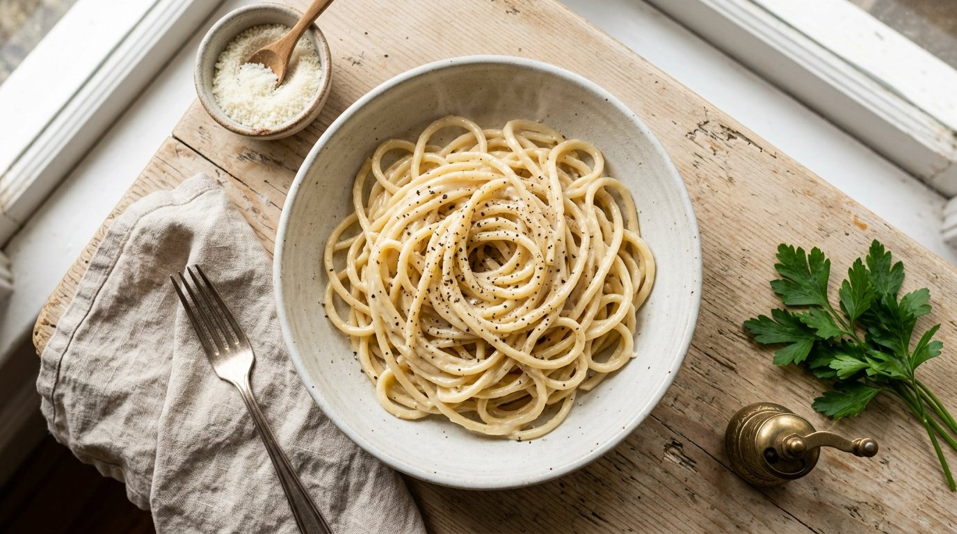 Cacio e pepe: the Roman cheese and pepper pasta