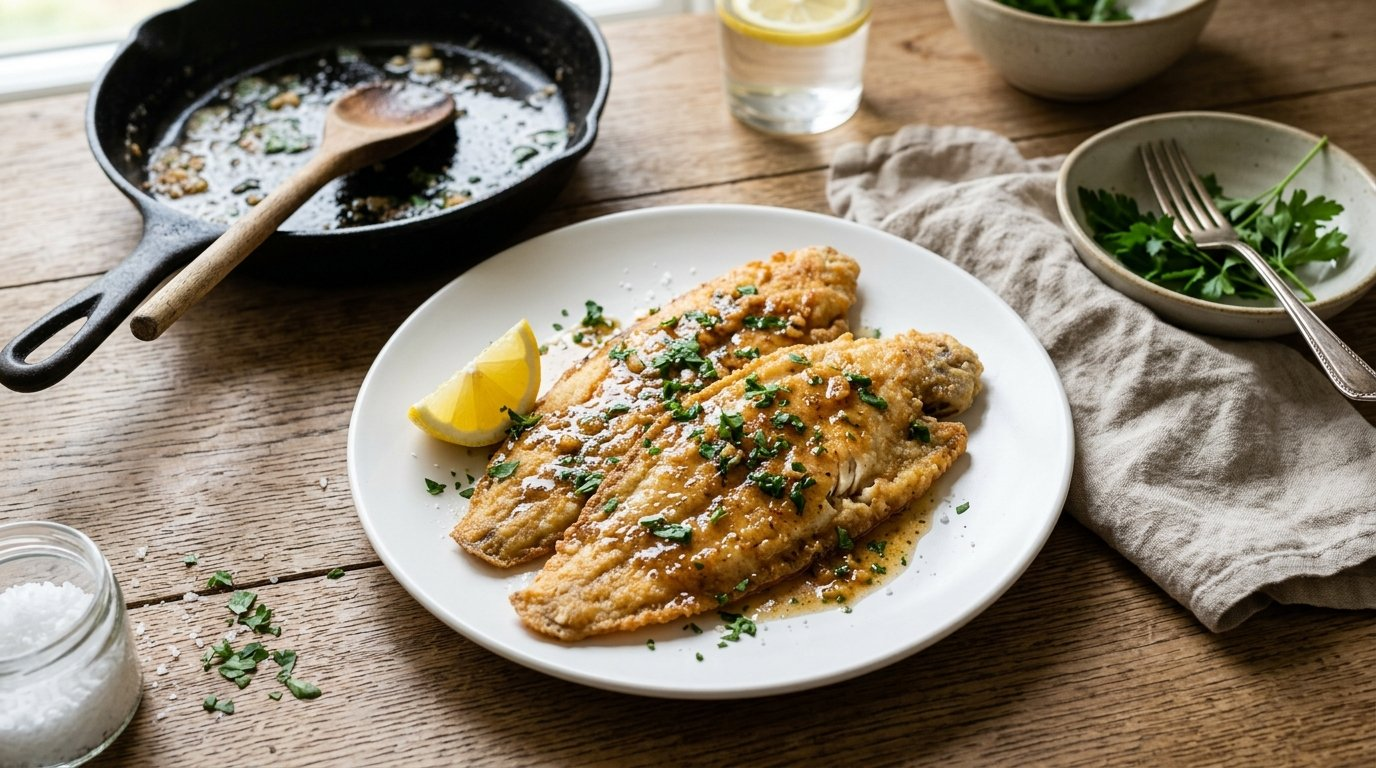 Sole meunière: a classic French bistro fish recipe
